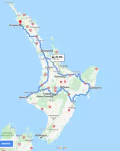 neuseeland urlaub route nordinsel