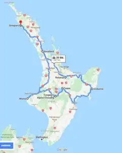neuseeland urlaub route nordinsel neuseeland urlaub route nordinsel
