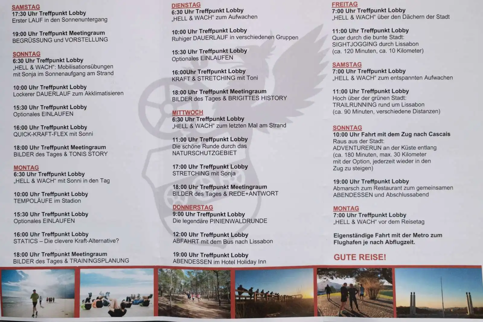 Opel Running Camp 2020 wochenplan Opel Running Camp 2020 wochenplan